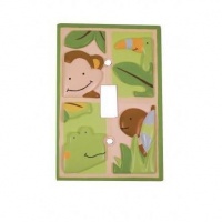 Lambs & Ivy Papagayo Switch Plate Cover, Green