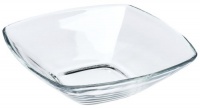 Bormioli Rocco Eclissi Clear Square Soup Plates, Set of 12