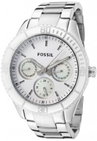 Fossil Women's ES2783 Stella Stainless Steel Bracelet White Dial Watch