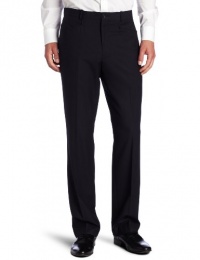 Perry Ellis Men's Portfolio Mini Textured Stripe Flat Front Dress Pant