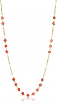 Kate Spade New York Dotted Line Red Scatter Necklace