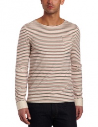 Ben Sherman Men's Plectrum Boat Neck Long Sleeve Knit Top