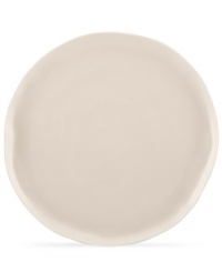 Find stylish versatility in the organic shape and matte-glazed finish of the Casual Luxe platter from Donna Karan by Lenox. Durable stoneware in a soft pearl hue is an ideal host for everyday meals and a natural go-to for entertaining.