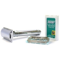 Edwin Jagger De89bl Double Edge Safety Razor Chrome Plated