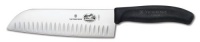 Victorinox Swiss Army 7-Inch Fibrox Granton Edge Santoku Knife