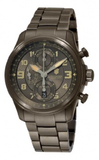 Victorinox Swiss Army Men's 251460 Infantry Vintage Chrono Mechanical Black Chronograph Dial Watch