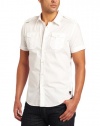 J.C. Rags Men's Short Sleeve Button-Up Shirt