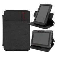 Timbuk2 Twister Jacket Case with portrait & landscape stand functionality, Black Faux Leather (fits Kindle HD 7)