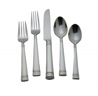 Waterford Lismore Nouveau Stainless Steel Flatware 5 Piece Place Setting