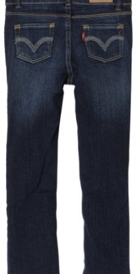 Levi's Girls 2-6x Skinny Jean, Dark Sky, 6X Regular