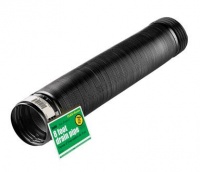 Flex-Drain 54021 Flexible/Expandable Landscaping Drain Pipe, Solid, 4-Inch by 8-Feet