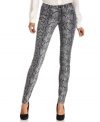 MICHAEL Michael Kors' skinny jeans make a statement with a bold snakeskin print.