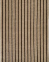 Area Rug 3x5 Rectangle Natural Fiber Chocolate-Natural Color - Surya Country Jutes Rug from RugPal