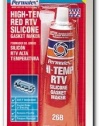 Permatex 81160 High-Temp Red RTV Silicone Gasket, 3 oz.