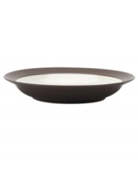 Crafted from versatile stoneware, these pasta bowls are perfect for casual dining and elegant entertaining. The deep chocolate brown color enriches any tabletop while the classic shape makes these bowls a practical choice.