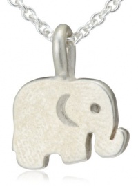 Dogeared Jewels & Gifts Reminder Good Luck Sterling Silver Elephant Pendant Necklace