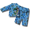 Toy Story Toys at Play 2 piece Coat Style Flannel Pajamas for Toddler Boys - 2T