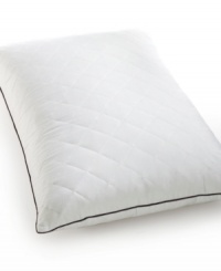 Fall into fabulous feathers with this pillow from Charter Club, featuring plush feather fill and a pure 300-thread count cotton cover with a quilted diamond pattern for supreme comfort.