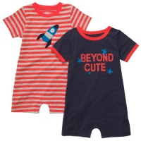 Carter's Infant 2-Pack Romper - Red-12 Months