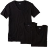 DKNY Men's 3 Pack V-Neck Tee Shirt