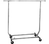 Collapsible/Folding Rolling Clothing/ Garment Rack Salesman's Rack