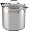 Emeril by All-Clad E8847964 Restaurant Chef's Stainless Steel Dishwasher Safe 8-Quart Stockpot with Lid Cookware, Silver