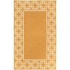 Liora Manne Spello Chain Border Orange Outdoor Rug 5' x 7'6