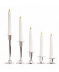 Kate Spade Baristo Road Taper Candlestick Holders New in Box Set of 5