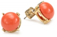 Kenneth Cole New York Modern Riviera Coral Resin Stud Earrings