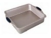 Gibson Oster Lexton 8-Inch Square Baking Pan, Champagne