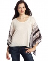 Ella moss Women's Mojave Poncho Top, Black, X-Small