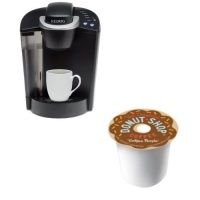 Keurig Elite B40 Brewer plus Coffee People Donut Shop Medium Roast K-Cup for ...