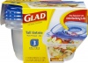 Gladware Tall Entrée Food Storage 42-Ounce, 3-Count Packages (Pack of 6)