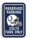 NFL Indianapolis Colts Plastic Parking Sign