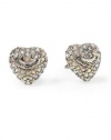 Juicy Couture Pave Heart Stud Earrings