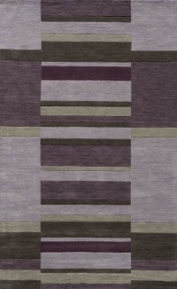 Area Rug 5x8 Rectangle Contemporary Lilac Color - Momeni Metro Rug from RugPal