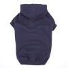 Casual Canine Cotton Basic Dog Hoodie, Medium, 16-Inch, Navy