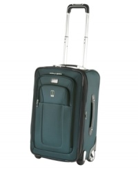 Manufactured with the world traveler in mind, the Crew 8 suitcase implements an adjustable-length handle for travelers of all size, Add-A-Bag strap for hands-free carrying of extra bags and reinforced points on the bag so it takes day-to-day wear and tear in stride. Lifetime warranty. (Clearance)