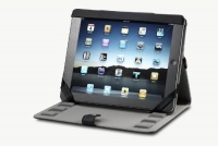 Acase Apple iPad 2 Leather Flip Book Jacket/folio for Apple iPad 2 2nd Generation - 16GB, 32GB, 64GB, WiFi and WiFi +3G (Black)