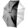 CowboyStudio 40in White Satin Umbrella with Reflective Silver Backing and Removable Black Cover