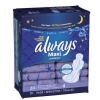 Always Extra Heavy Overnight Maxi Pads with Flexi-Wings - 20 Count