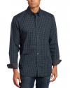 Van Heusen Men's Grid Print Woven Shirt