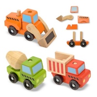 Melissa & Doug Stacking Construction Vehicles