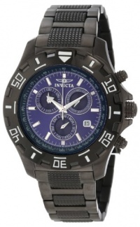 Invicta Men's 6411 Python Collection Chronograph Gun Metal Stainless Steel Watch