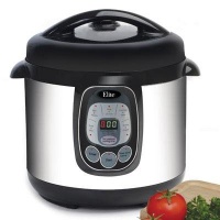 Maxi-Matic EPC-807 Elite Platinum 8-Quart Digital Pressure Cooker with Non-Stick Pot, Silver