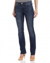 Levi's 525 Misses Perfect Waist Mid Rise Straight Leg Jean with Tummy Slimming Panel