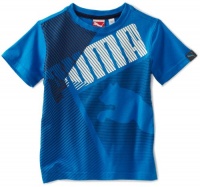 Puma - Kids Boys 2-7 Toddler Divided Tee, Blue, 2T