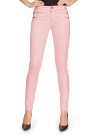 GUESS 8-Zip Colored Skinny Jeans in District P