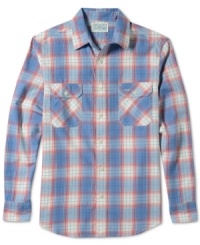 This stylish button down plaid by Lucky Brand Jeans will make you feel like a modern cowboy.