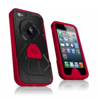 Rokform 430845 430845 Rokshield v3 Case for iPhone 5 - 1 Pack - Retail Packaging - Black/ Red